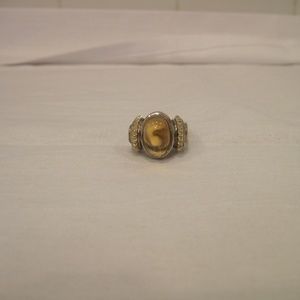 Lagos SS Citrine ring
